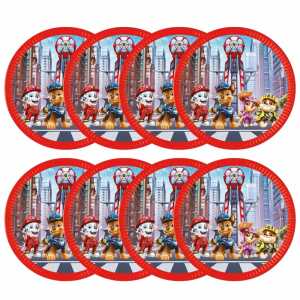 Pappteller 23cm FSC-Mix 8er Paw Patrol The Movie, Procos