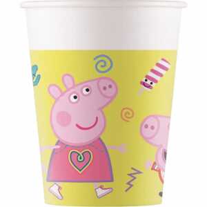 Pappbecher 200ml FSC-Mix 8er Peppa Pig, Procos