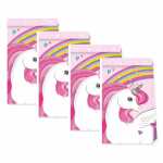 Partytüten Einhorn 4er FSC-Mix, 14x30cm, Procos