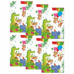 Partytüten Jungle 6er 17x30cm, Procos