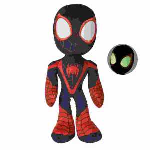 Disney Marvel Miles Morales Plüsch 25cm, Miles Morales mit GID-Augen