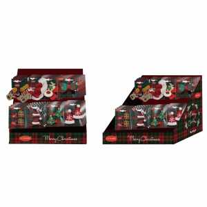 Weihnachtshaarclip 8fach sortiert, Goodmark