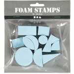 Moosgummi-Stempel 15-30mm 12er Set, 12 geometrischen Formen