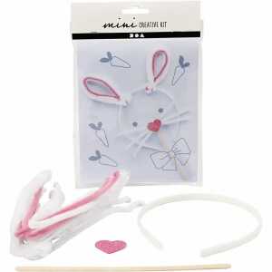 Mini Kreativset Ostern Haarreifen Häschen,