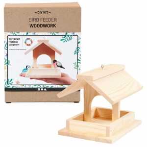 Bausatz Holz-Vogelhaus 11,5x12,5cm natur, Creativ Company