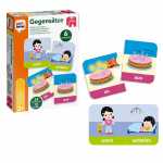 Lernspiel ich lerne Gegensätze, 24x Puzzlescheiben,,...