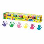 Fingerfarben 6x 120ml je 1x Fingerfarbe rosa, rot, lila,...