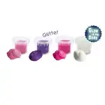 Knete Unicorn 4x 90g Spielknete Glow In The Dark