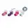 Knete Unicorn 4x 90g Spielknete Glow In The Dark