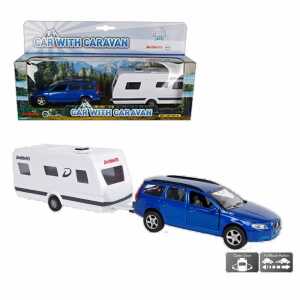 Volvo V70 mit Dethleffs Caravananhänger 30cm, mit Rückzugmotor,