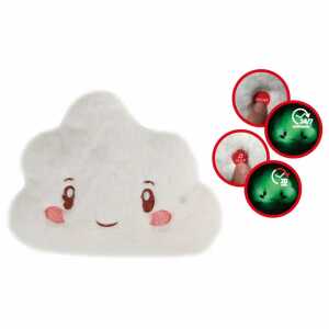 Nachtlampe Plüsch Wolke 25x18cm, mit 2 Funktionen,