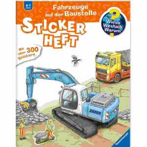 Wieso? Weshalb? Warum? Stickerheft Fahrzeuge, 24 Seiten, ab 4 Jahren