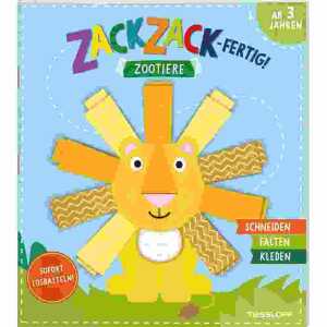 Zack, zack - fertig! Zootiere, Bastelbuch,