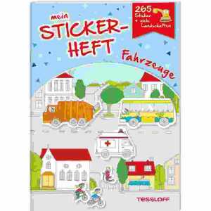 Mein Stickerheft Fahrzeuge, Mein Stickerheft Fahrzeuge, 24 Seiten,