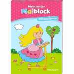 Mein erster Malblock Prinzessinnen, 64 Seiten, ab 4 Jahren,