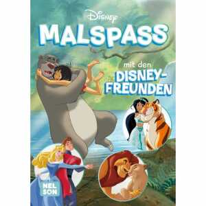 Disney Malspaß mit den Disney - Freunden, Malblock, 128 Seiten,