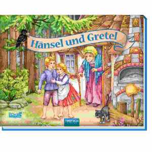 Mini Pop up Buch Hänsel & Gretel, 18 x 14 cm, 10 Seiten,, Trötsch