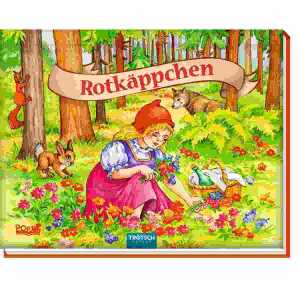 Mini Pop up Buch Rotkäppchen, 18 x 14 cm, 10 Seiten,, Trötsch