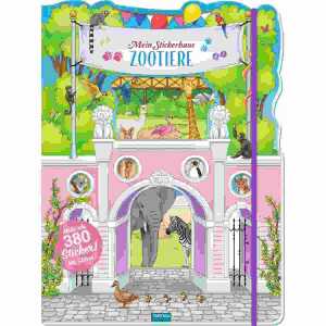 Mein Stickerhaus Zootiere über 390 Sticker, Trötsch