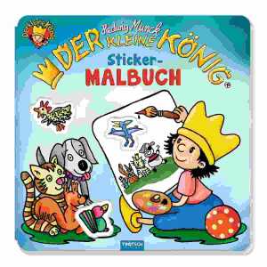 Stickermalbuch Der kleine König, 21 x 28 cm, 96 Seiten,, Trötsch
