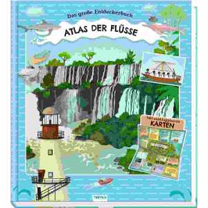 Das große Entdeckerbuch Atlas der Flüsse, 24 x 27 cm, ausklappbar