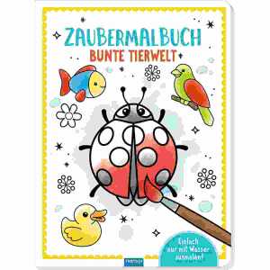 Zaubermalbuch Bunte Tierwelt, 20 x 27 cm, 16 Seiten,, Trötsch