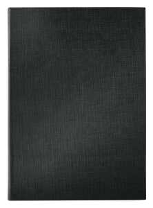 SIGEL SM110 Speisekarten-Mappe Gummi-Bindung - A4 - schwarz