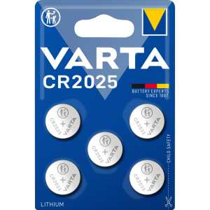 Batterien LITHIUM Coin CR2025 5er, im Blister