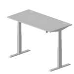 Sitz-/Stehschreibtisch Lichtgra