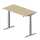 Sitz-/Stehschreibtisch Ahorn 2050000019050