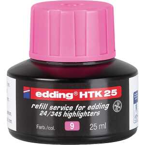 Edding Textmarker Nachfülltinte HTK 25 25 ml rosa