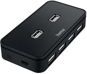 USB-Hub, 7 Ports, USB 2.0, 480