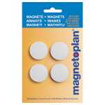 Magnete Discofix Standard geblister Weiß, 30 mm 4...