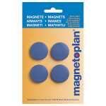Magnete Discofix Standard geblister dunkelblau, 30 mm, 4...