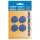 Magnete Discofix Standard geblister dunkelblau, 30 mm, 4 Stück
