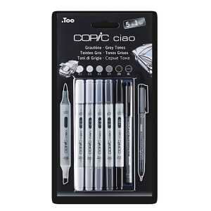 Marker Copic Ciao Grey Tones 5+1 Set