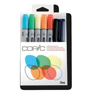 Marker Copic Doodle Kit Regenbogenfarben