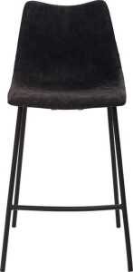 Tresenhocker 1175, 4-Fuß-Gestell schwarz, Vintage Look schwarz, 65 cm