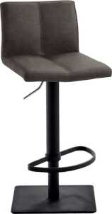 Bar-/Tresenhocker 1285 Gestell schwarz Sitzschale schlamm