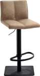 Bar-/Tresenhocker 1285 Gestell schwarz Sitzschale beige