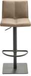 Bar-/Tresenhocker 1285 Gestell grau Sitzschale, beige...