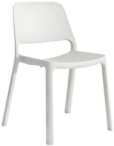 Stapelstuhl 2050, weiß, 4-Fuß 4032376010747