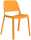 Stapelstuhl 2050, orange, 4-Fuß