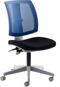 Drehstuhl 2432SO, schwarz/blau