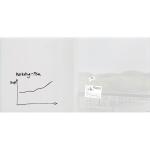 Glas-Whiteboard Artverum - weiß - 200 x 100 x 1,80 cm