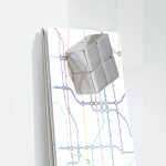 Glas-Whiteboard Artverum - weiß - 150 x 100 x 1,80 cm