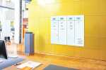 Glas-Whiteboard Artverum - weiß - 150 x 100 x 1,80 cm
