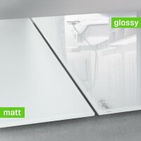 SIGEL GL520 Glas-Whiteboard Artverum - super-weiß - 150 x 100 x 1,80 cm - polierte Ecken - Sicherheitsglas (ESG), Stahl - GS-geprüft