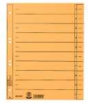 LEITZ Trennblätter, A4 Überbreite, Manilakarton...