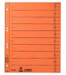 LEITZ Trennblätter, A4 Überbreite, Manilakarton...